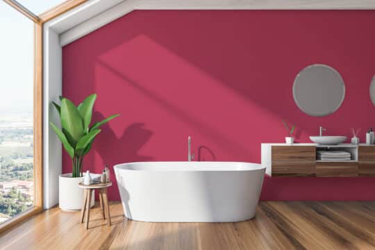 viva magenta home office peel and stick removable wallpaper