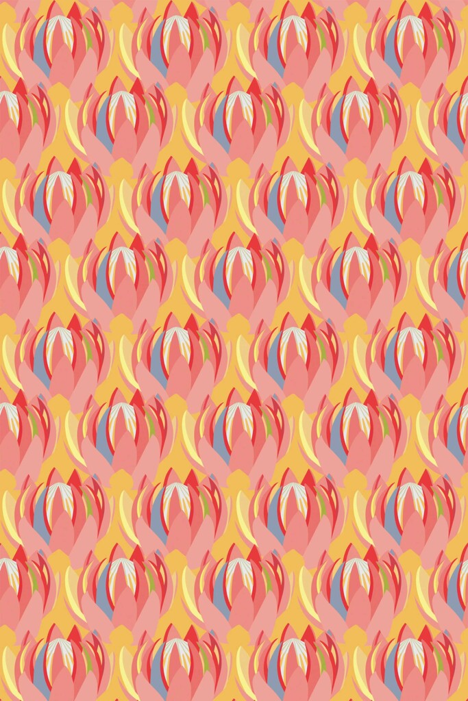 Fancy Walls self-adhesive wallpaper in bright botanical style