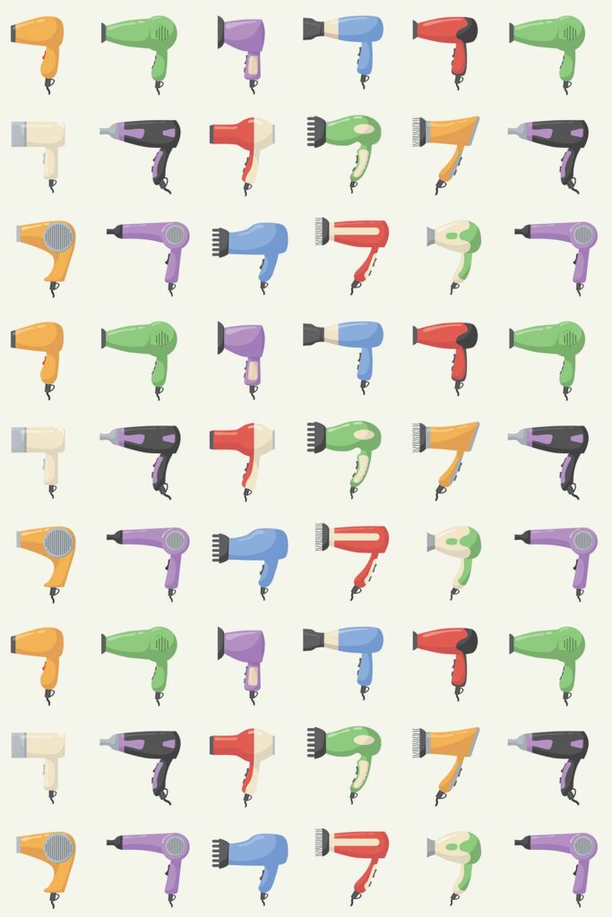 Colorful Dryer unpasted wallpaper from Fancy Walls