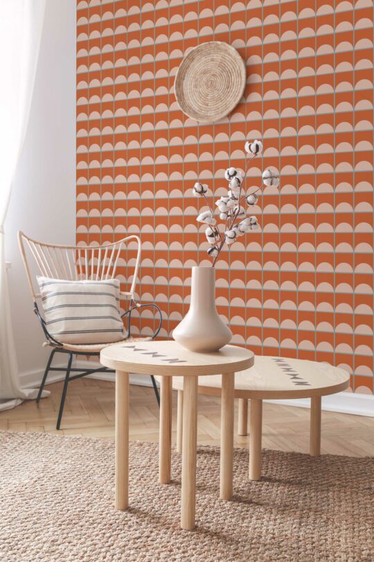 Rustic Terracotta Mosaic removable by Fancy Walls