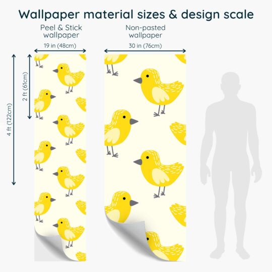 Yellow Brilliance self-adhesive wallpaper by Fancy Walls