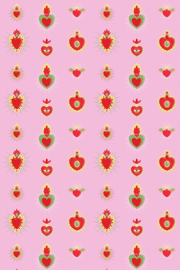 Pink Tarot Serenity Self-Adhesive Wallpaper