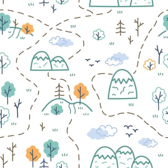 white and green mountain unpasted wallpaper