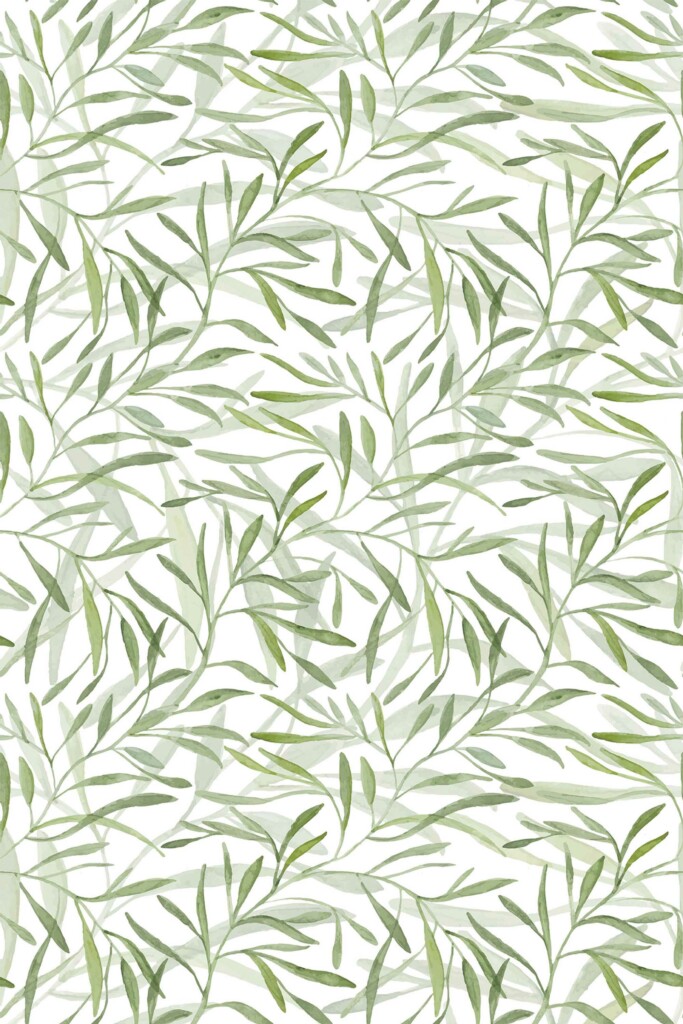 Fancy Walls self-adhesive willow green wallpaper