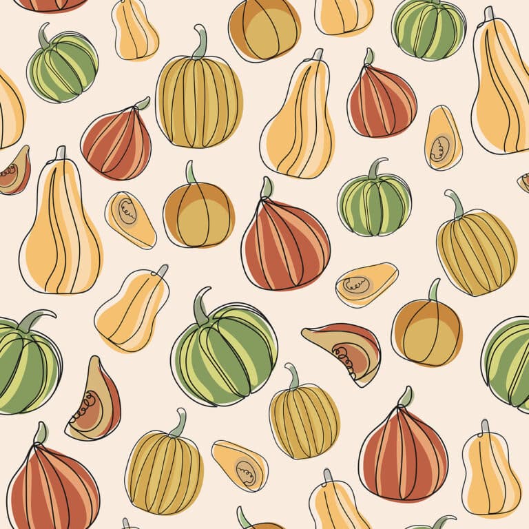 Modern pumpkin wallpaper - Peel and Stick or Non-Pasted | Save 25%