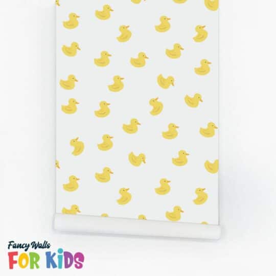 Yellow duck wallpaper peel and stick