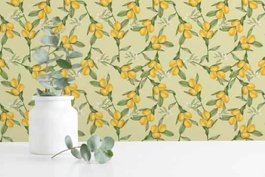 yellow accent wall peel and stick removable wallpaper