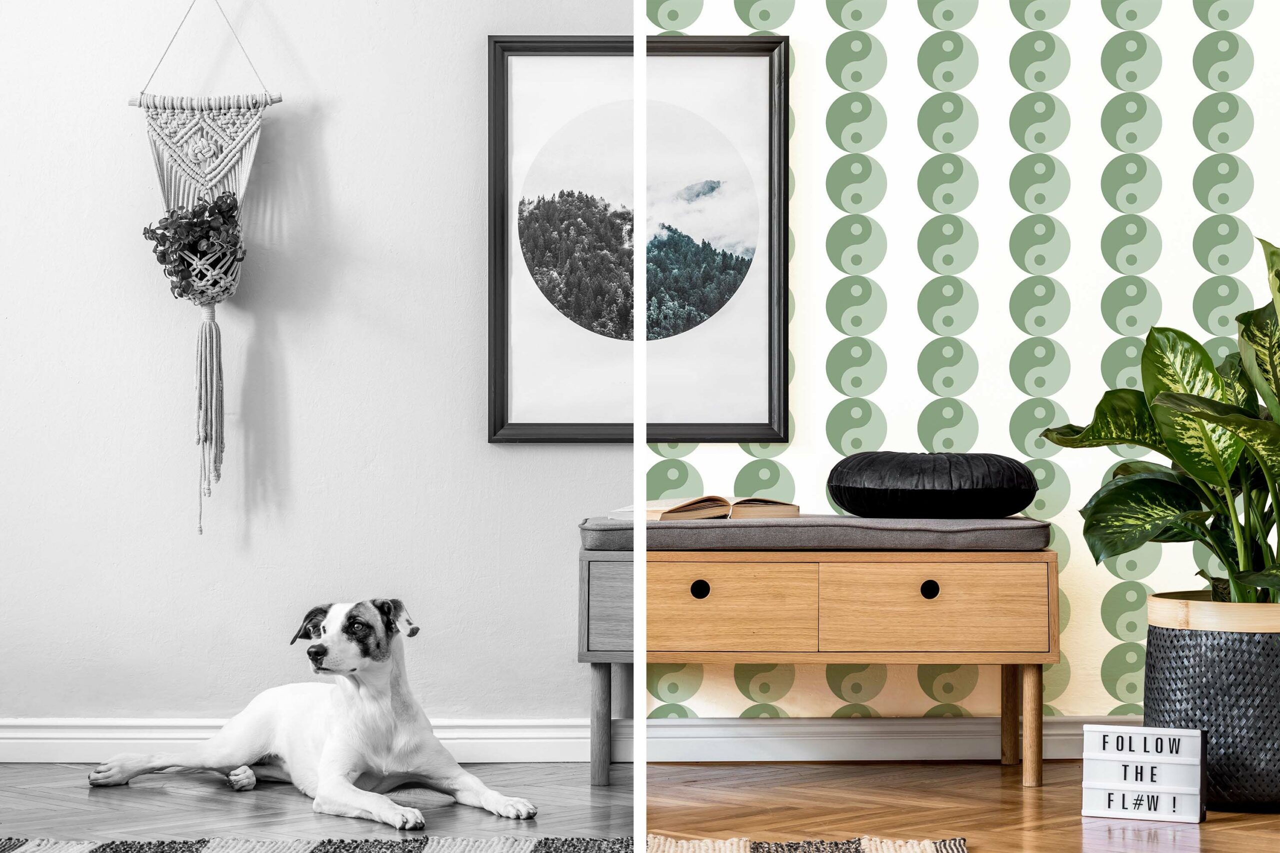 sage green aesthetic unpasted wallpaper