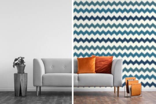 blue bathroom peel and stick removable wallpaper